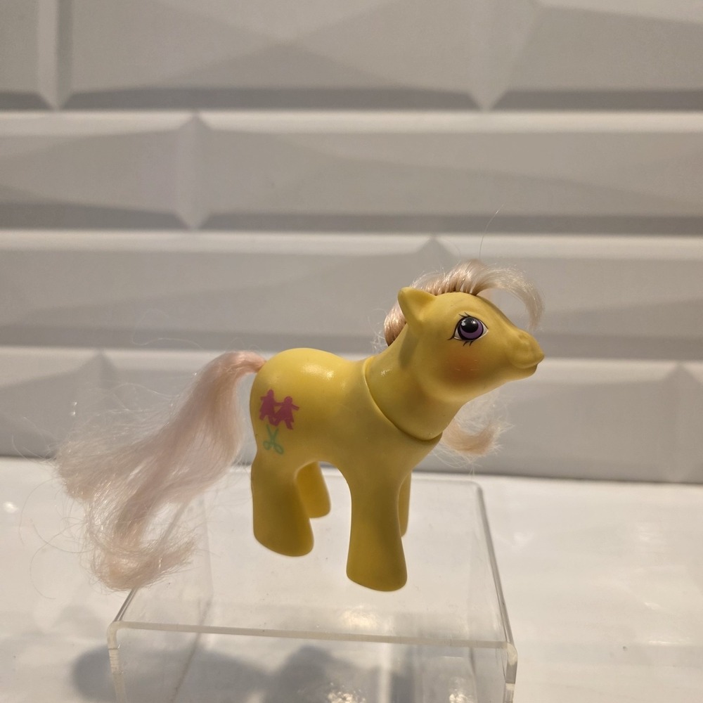 Vintage 1987 Hasbro My Little Pony Baby Snippy Peek-A-Boo Yellow